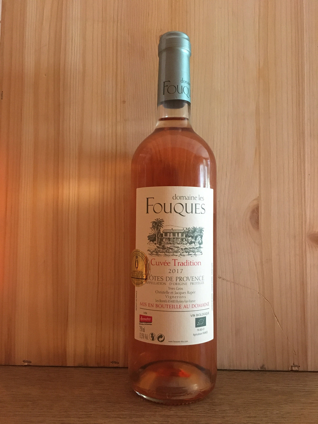 Domaine les Fouques Cuvée Tradition Rosé  Provence 2018